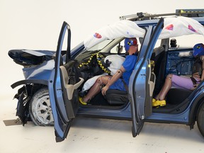 The Subaru Forester rated Marginal in the updated IIHS front moderate-overlap test