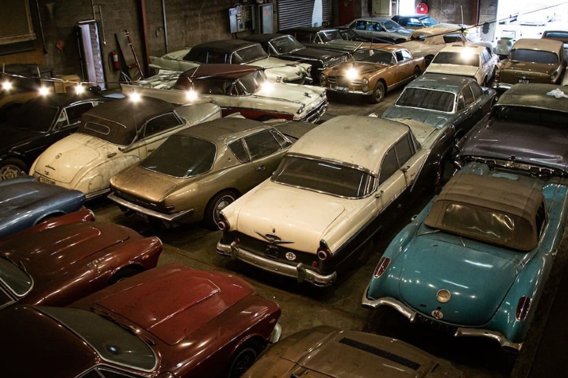Secret hoard of 230 classic cars in Holland set for auction