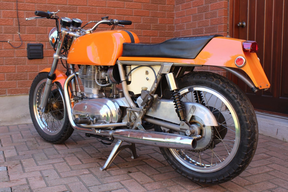 Rickman Interceptor-Motorrad von 1971, verkauft bei Bring a Trailer im Juni 2023