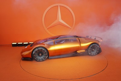 Mercedes-Benz showcases axial flux EV motor in One-Eleven concept