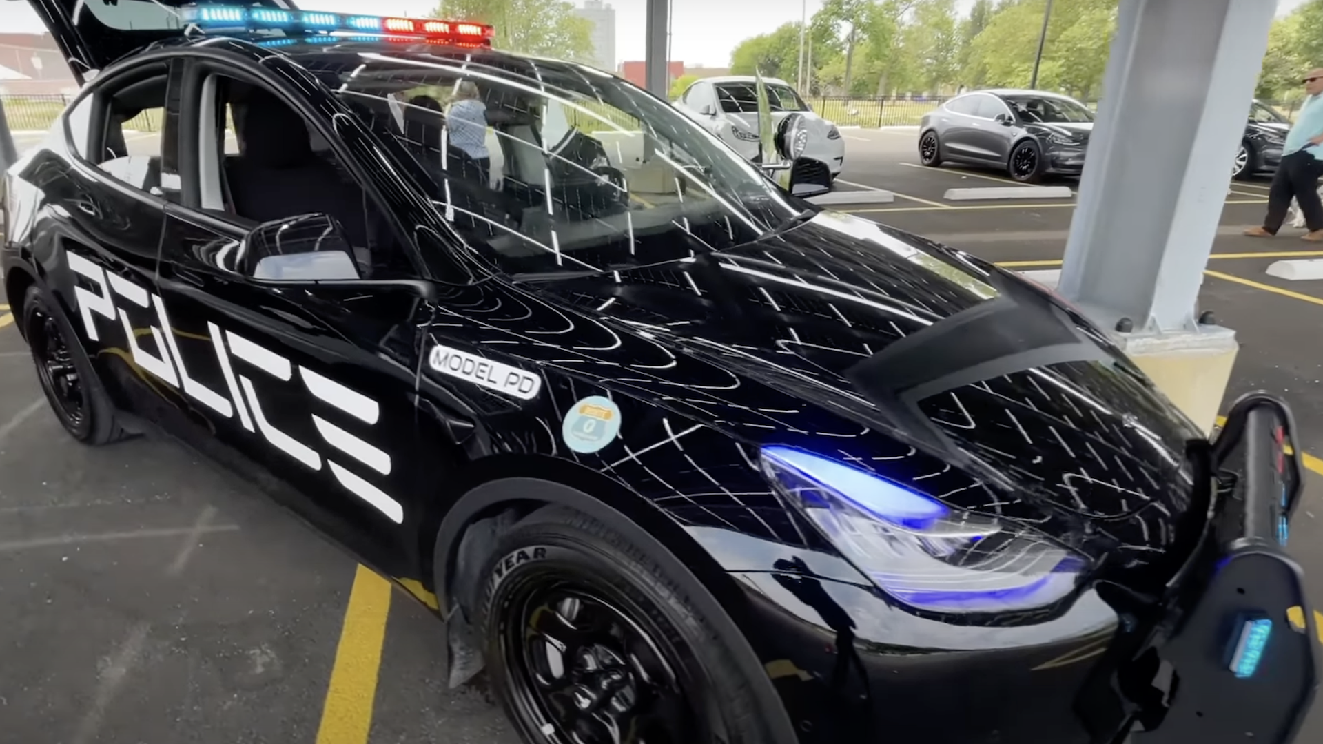Model PD is a Tesla-based police car created by an American company