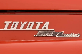 Vintage Toyota Land Cruiser badge