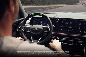 Super Cruise hands-free driver assistance technology engaged in the 2024 Chevrolet Traverse Z71