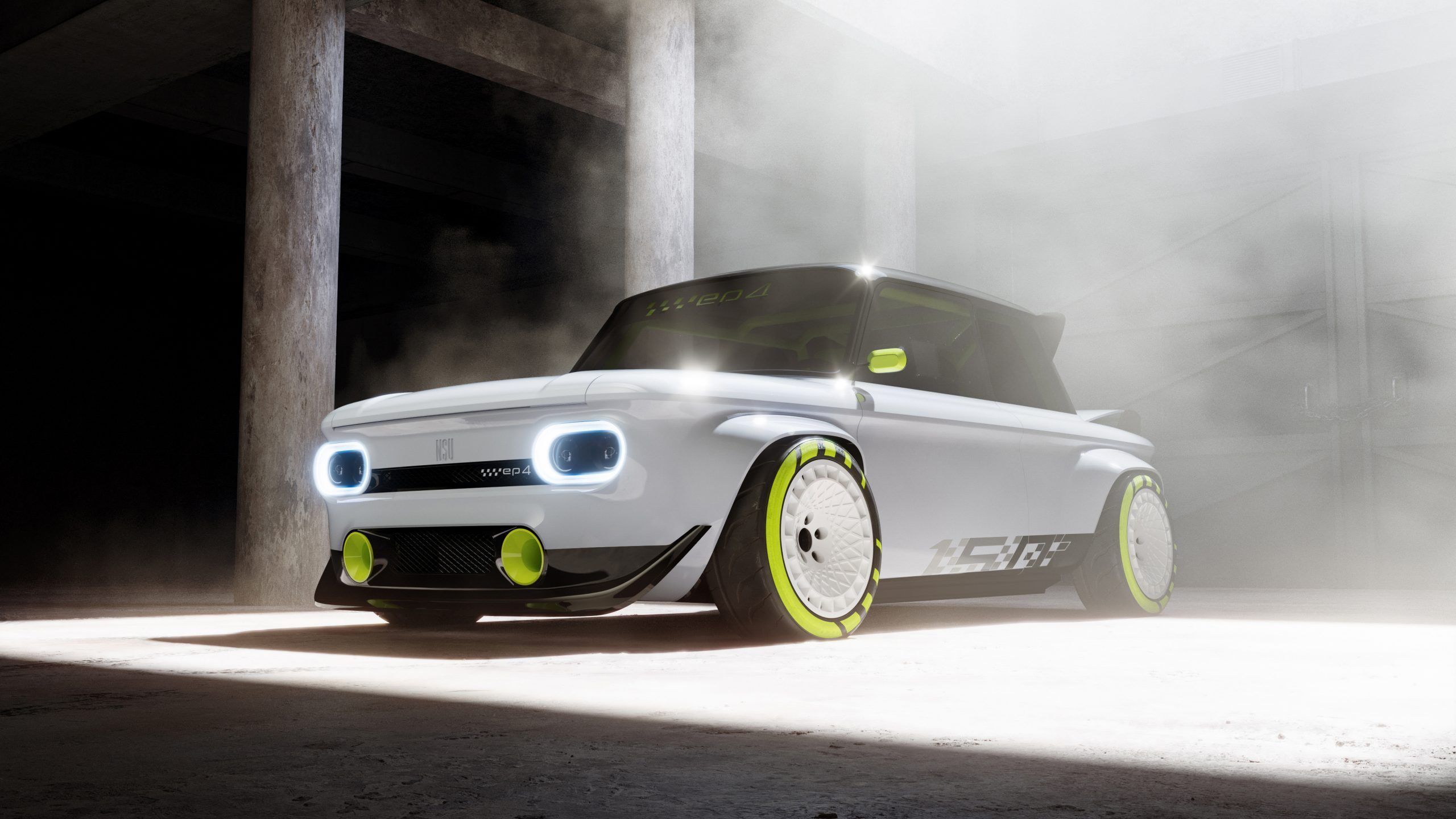 Audi apprentices resurrect 1971 NSU Prinz with e-tron power