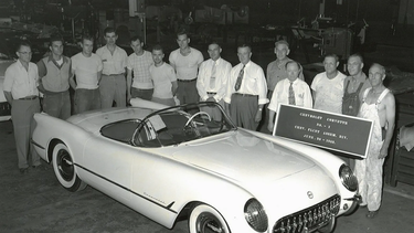 The first production 1953 Chevrolet Corvette, VIN 001