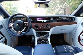 The Spectre's cabin lives up to the lofty standards Rolls-Royce has set for its interiors in the last 100-plus years.