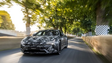 The Polestar 5 prototype at the 2023 Goodwood Festival of Speed
