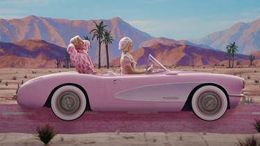 Barbie movie Corvette