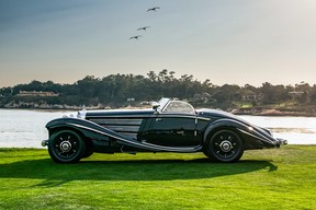 The 1937 Mercedes-Benz that took Best-of-Show honours at the 2023 Pebble Beach Concours d'Elegance.