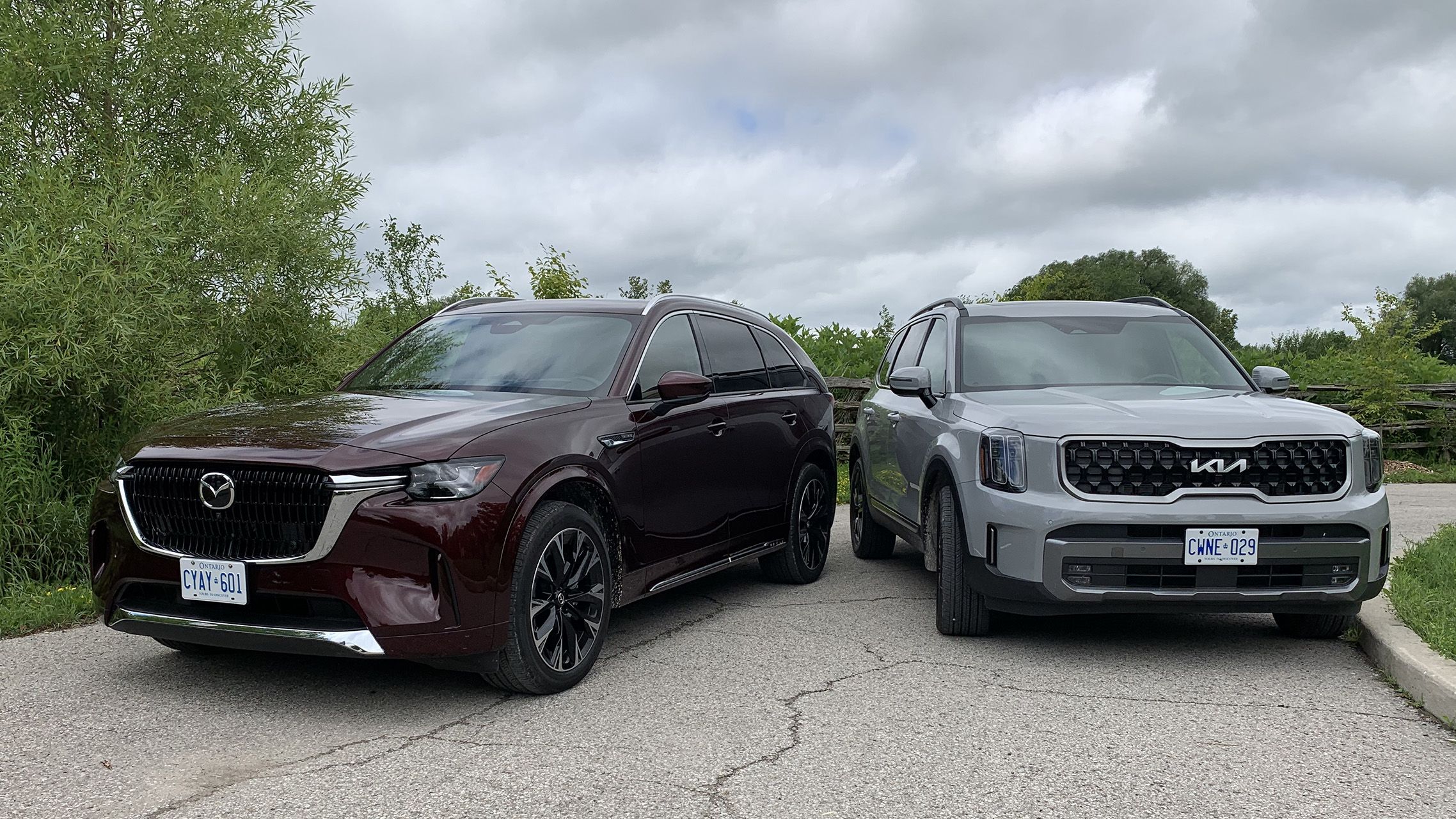 2024 Mazda CX90 vs 2023 Kia Telluride SUV Comparison National Post