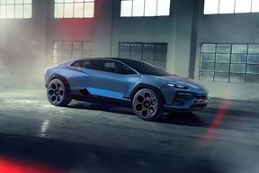 The 2023 Lamborghini Lanzador previews a future production EV expected in 2028