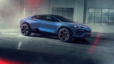 The 2023 Lamborghini Lanzador previews a future production EV expected in 2028