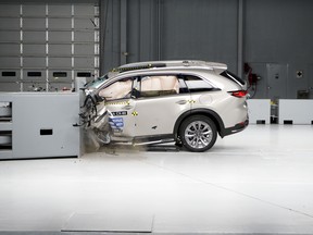2024 Mazda CX-90 in IIHS testing