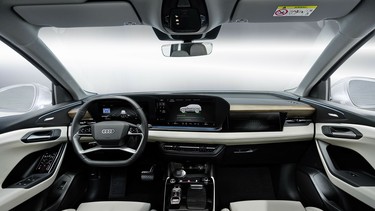 The all-new interior of the 2024 Audi Q6 e-tron sets a new design language for the automaker's all-electric stable.