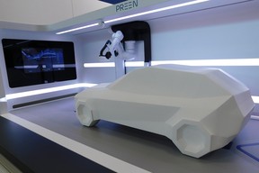 Preen Techologies' ecological robotic car wash.
