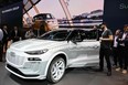 Despite not having 'auto show' in its title, the IAA Mobility show in Munich had many of the trappings of a traditional auto show, including this preview of the 2024 Audi Q6 e-tron.