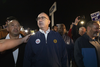 United Auto Workers President Shawn Fain joins UAW members as they go on strike at the Ford Michigan Assembly Plant on September 15, 2023 in Wayne, Michigan