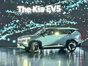 The Kia EV5 at Kia EV Day 2023
