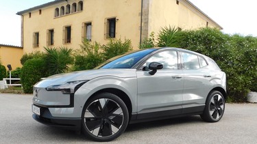The 2025 Volvo EX30 will be available in Canada early next year.