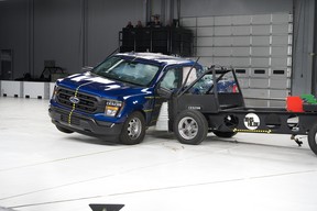 2023 Ford F-150 in side impact crash test