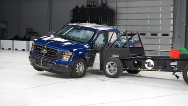 2023 Ford F-150 in side impact crash test