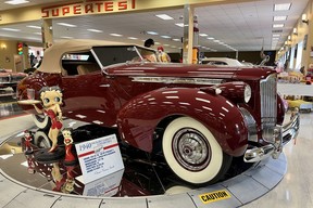 1940 Packard-Darrin 180 Convertible at Vernon's Antique Car Museum
