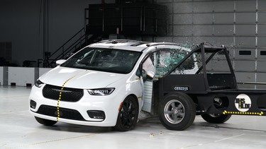 The 2023-2024 Chrysler Pacific earned a Top Safety Pick from the IIHS