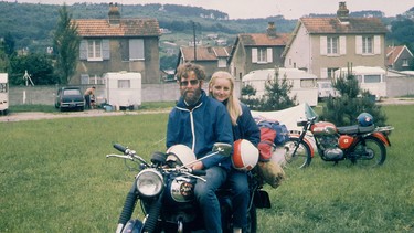 After his 1964 motorcycle ride, Jamie Smallwood and his wife, Sheila, toured Europe aboard a 500cc BSA Royal Star.