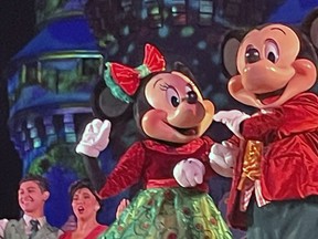 Minnie and Mickey at Disney's Magic Kingdom