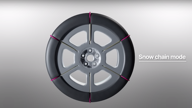 Hyundai's snow chain-integrated tire technology