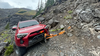 Toyota 4Runner recovery on Black Bear Pass