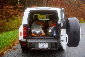 Camping in the 2024 Land Rover Defender 130 Outbound P400