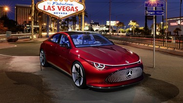 The Mercedes-Benz Concept CLA Class served as the platform for a number of software and hardware advancements the automaker revealed at 2024 CES.