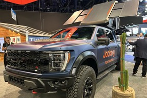 One of the most clever concepts Andrew McCredie came across at 2024 CES in Las Vegas was this retractable solar array that doubles as a truck-bed tent.