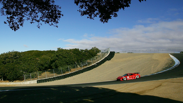Jaime Melo drives the #62 Risi Competizione Ferrari 430 GT during practice for the American Le Mans Series Monterey Sports Car Championship on September 19, 2007 at the Mazda Raceway Laguna Seca in Monterey, California