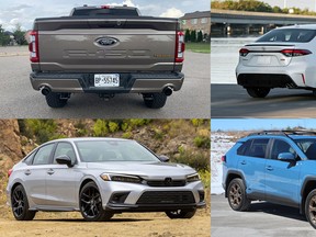 Canada's best-selling pickups, cars, SUVs in 2023