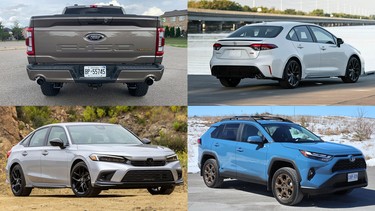 Canada's best-selling pickups, cars, SUVs in 2023