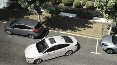 2013 Ford Fusion demonstrating Active Park Assist