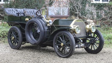 A 1903 Mercedes-Simplex 60 HP auctioned off for a record US$11 million (before fees) at Gooding & Co.'s March 2024 sale at the Amelia Island concours