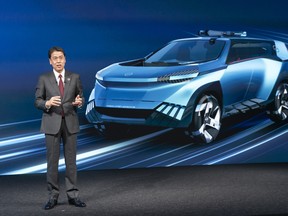Makoto Uchida, CEO of Nissan, announces The Arc business plan