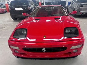 A Ferrari 512M Testarossa stolen from Formula One driver Gerhard Berger in 1995, and recovered in 2024