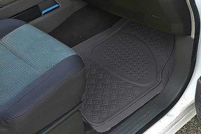 All weather floor mats are easy to clean