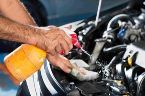 clean the engine bay