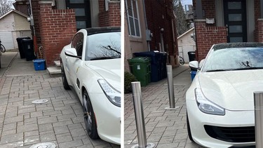Toronto resident Brad Lucas felt forced to invest in bollards last February after his white Ferrari GCT4Lusso was nearly stolen right out of his driveway.
