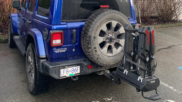 Rhino-Rack’s Jeep Overland Kit installed and ready to go.