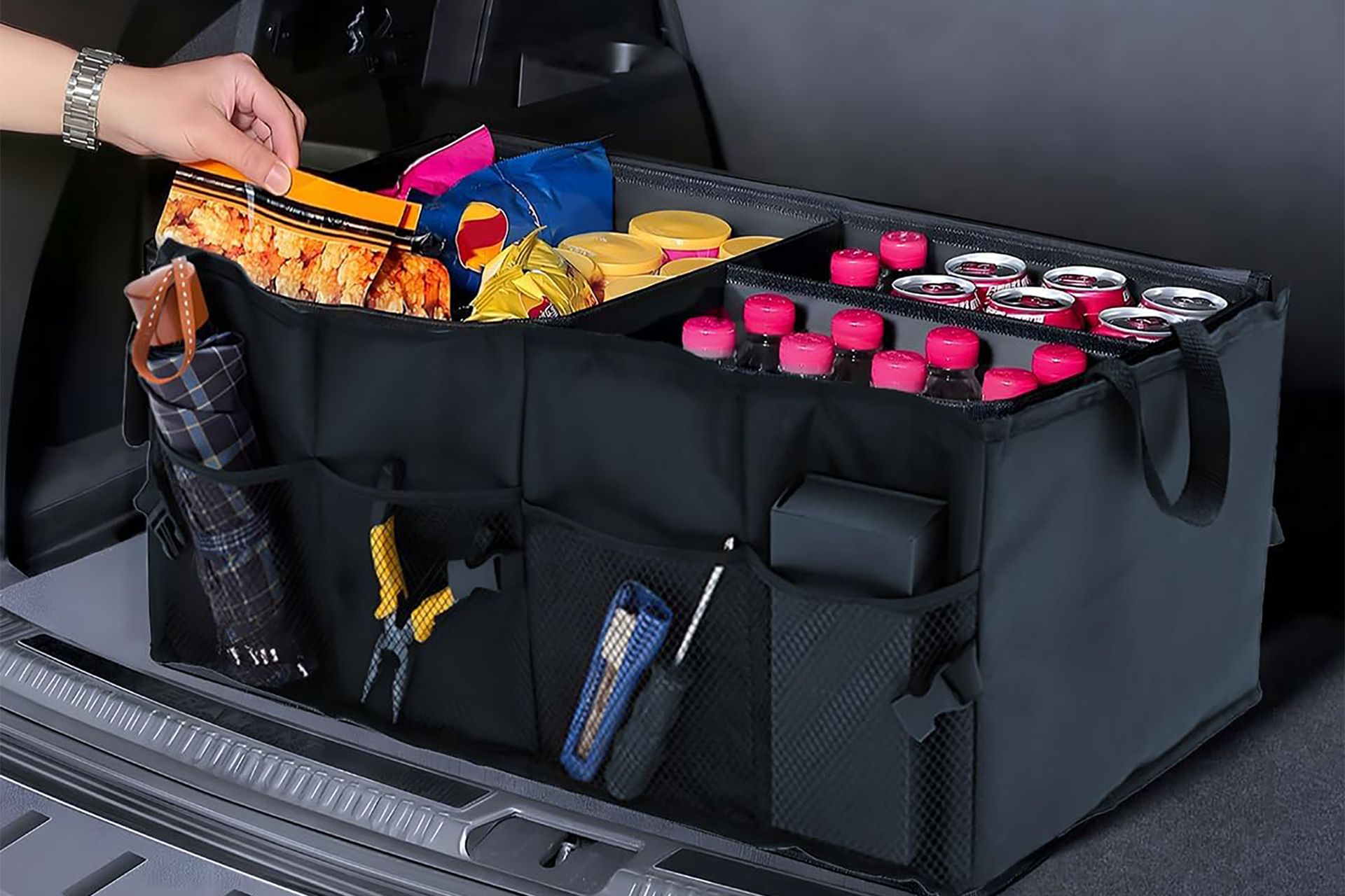 ElekTonny car trunk organizer on Amazon