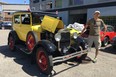 Dave Jones with the re-restored 1928 Ford Model A sedan he purchased for his father – now ready for the Peking to Paris endurance rally.