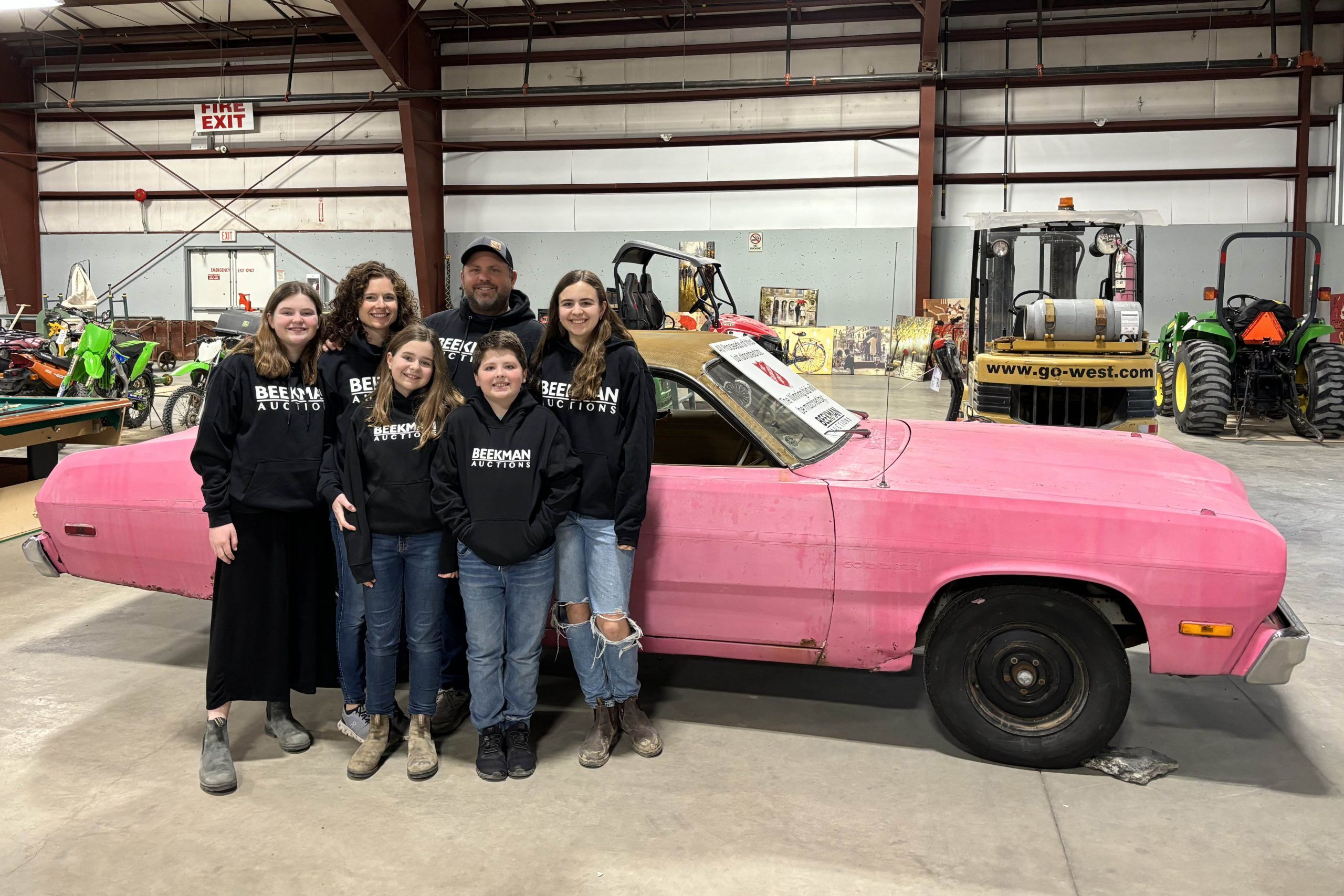Chilliwack’s iconic pink 1972 Plymouth Duster sold at auction