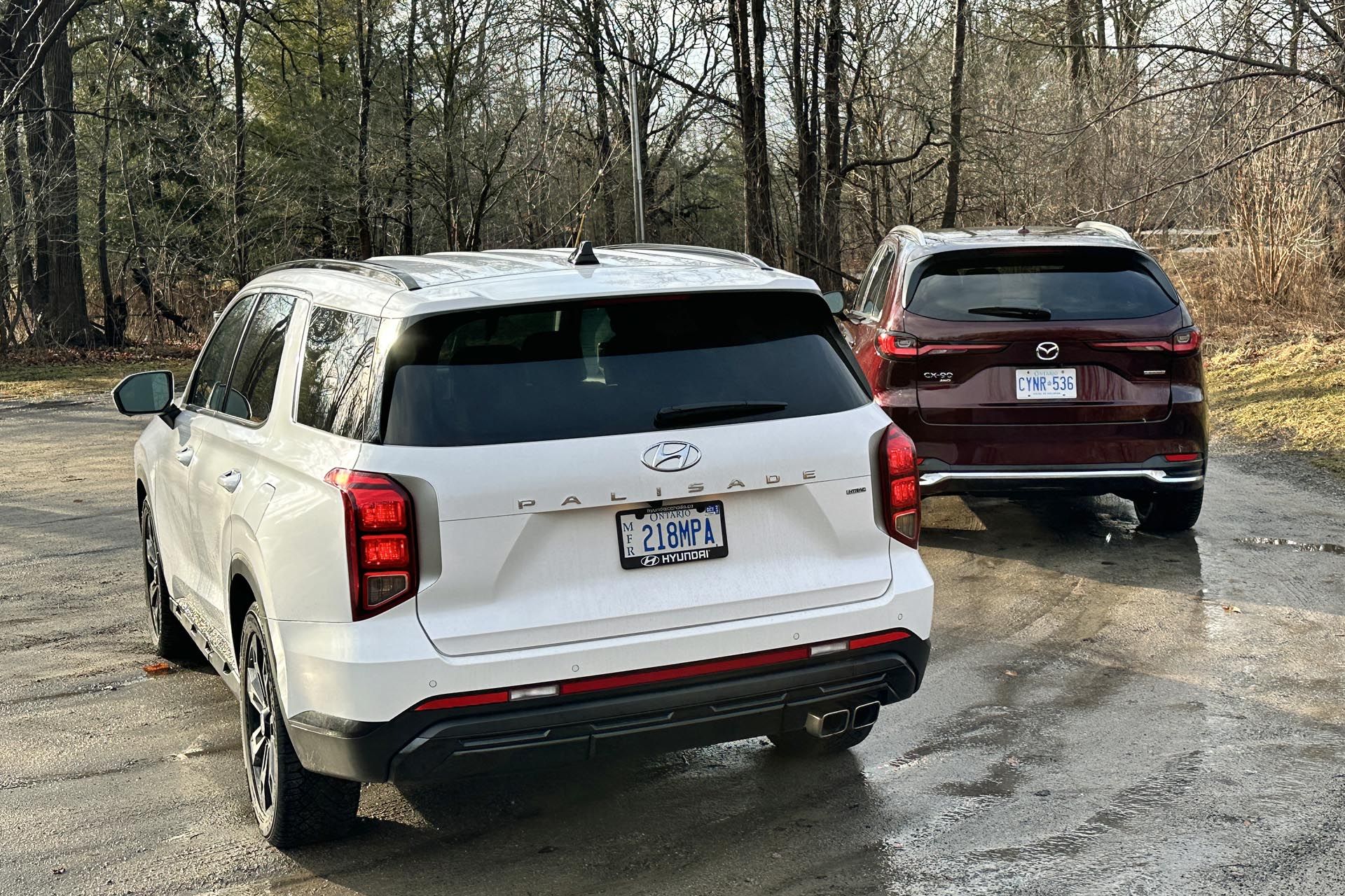 2024 Mazda CX-90 vs Hyundai Palisade | SUV Comparison - Reviews | Driving