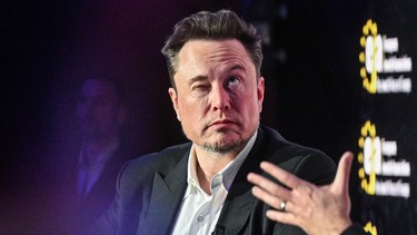 SpaceX, X (formerly known as Twitter), and Tesla CEO Elon Musk speaks during a live interview with Ben Shapiro at the symposium on fighting antisemitism on January 22, 2024 in Krakow, Poland